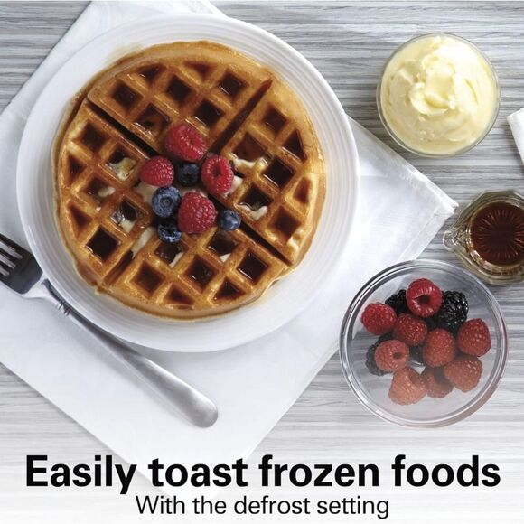 HAMILTON BEACH 2 SLICE SLICE EXTRA WIDE SLOT WITH BAGEL & DEFROST sett… - Picture 14 of 16